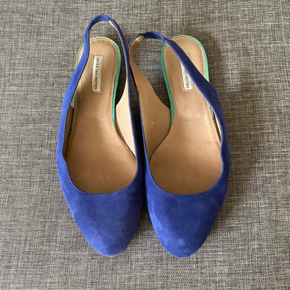 Dries Van Noten Shoes - DRIES VAN NOTEN SLING BACK FLATS